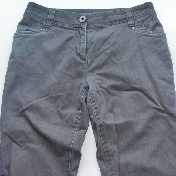 Reitmans flare jeans women's junior size 7 black - Picture 2 of 14